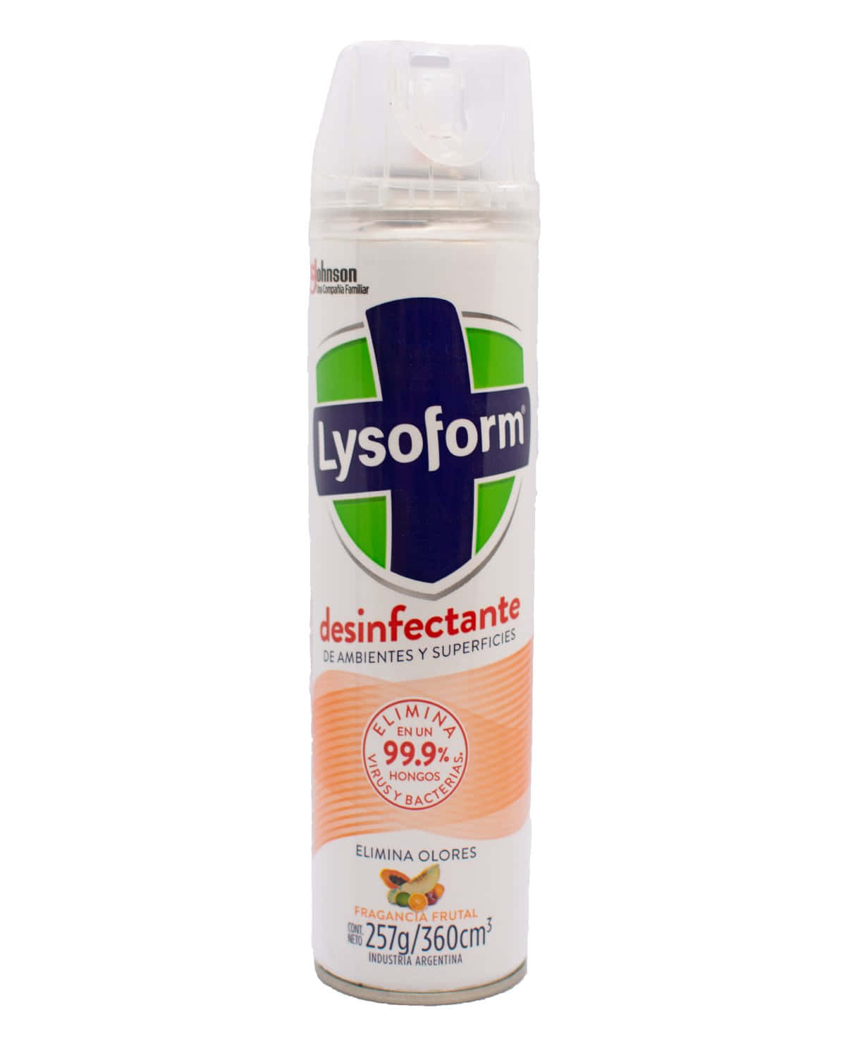 Desinfectante Lysoform Ambiente/Superficie Fragancia Frutal 360 Cm3